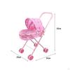 Doll Dollhouse Decor Decoration Push Cart Toy for Baby