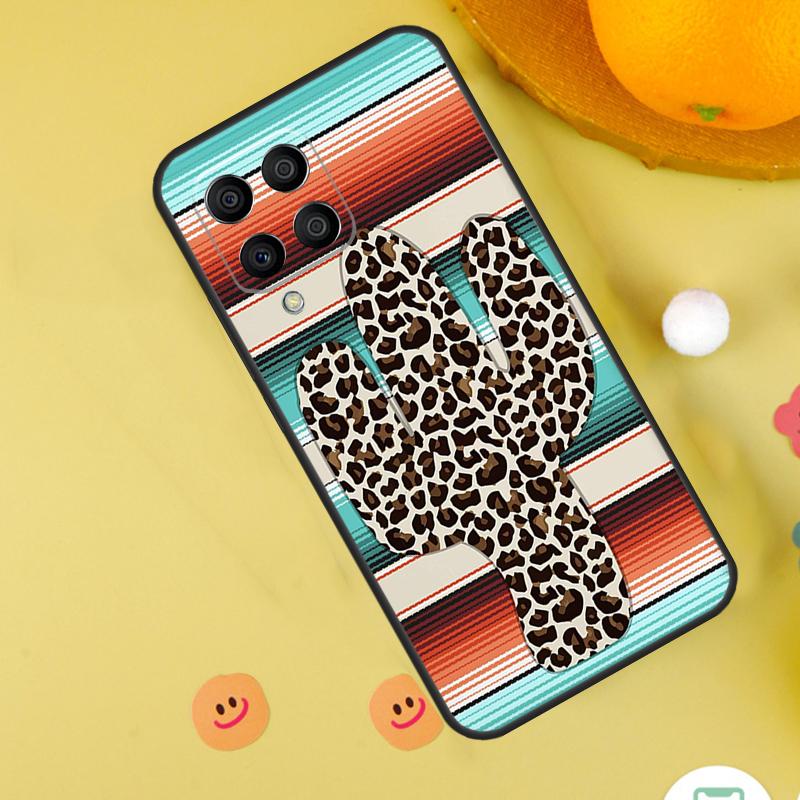 Чехол Boho с растительным узором и коровьим кактусом для Samsung Galaxy M13 M14 M54 M23 M16 M11 M21 M31 M20 M34 M52 M32 M12 M36 M56 M15 M55