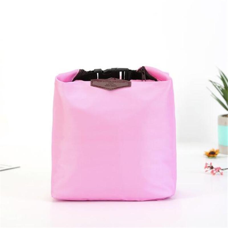 Сумка-холодильник, водонепроницаемый нейлон, практичные маленькие портативные мешки для льда, 6 цветов, термос, ланч-бокс, пакет для пикника, коробка для бенто, термосумка для еды