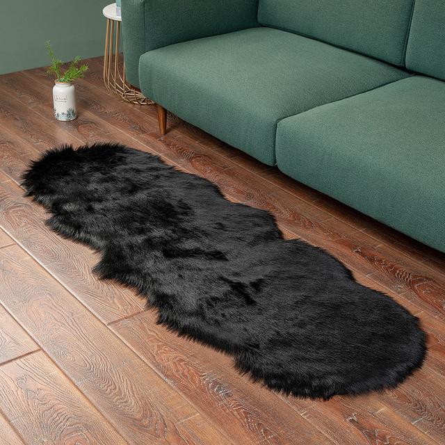 Ковер из овчины для спальни, коврики для домашнего декора, пушистые меховые ковры для гостиной, диван, прикроватный коврик, мягкий плюшевый ковер, детские коврики для спальни