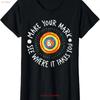 Make Your Mark Dot Day Colorful Kids Celebration Ladies Crewneck T Shirt Vintage Top For Everyday Wear Homme Streetwear