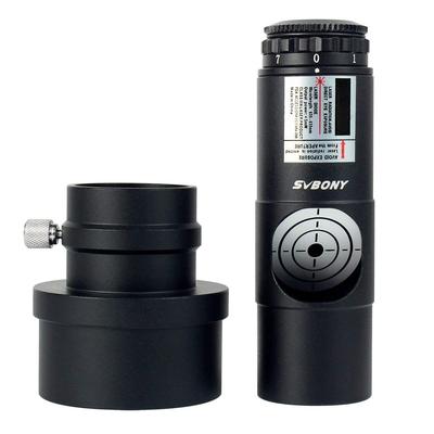 SVBONY SV120 Коллиматорный окуляр для выравнивания оптической оси, 1,25 дюйма, 7-ступенчатая регулировка яркости, для рефлекторных телескопов, с адаптером 2 дюйма