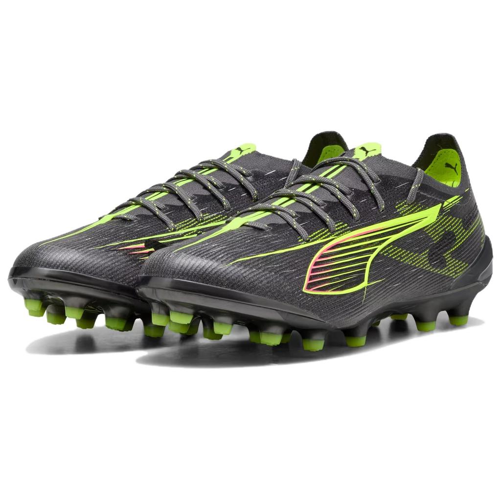 Puma Ultra 5 Ultimate Fashion Удобный Ag (Резиновые короткие шипы) Футбольные бутсы Мужские Футбольные бутсы Серебристые Желтые 108339-03