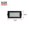2Pcs LED License Plate Light For BMW 7 Series E38 1995 1996 1997 1998 1999 2000 2001 Replace OEM 63268352424 License Plate Lights 2