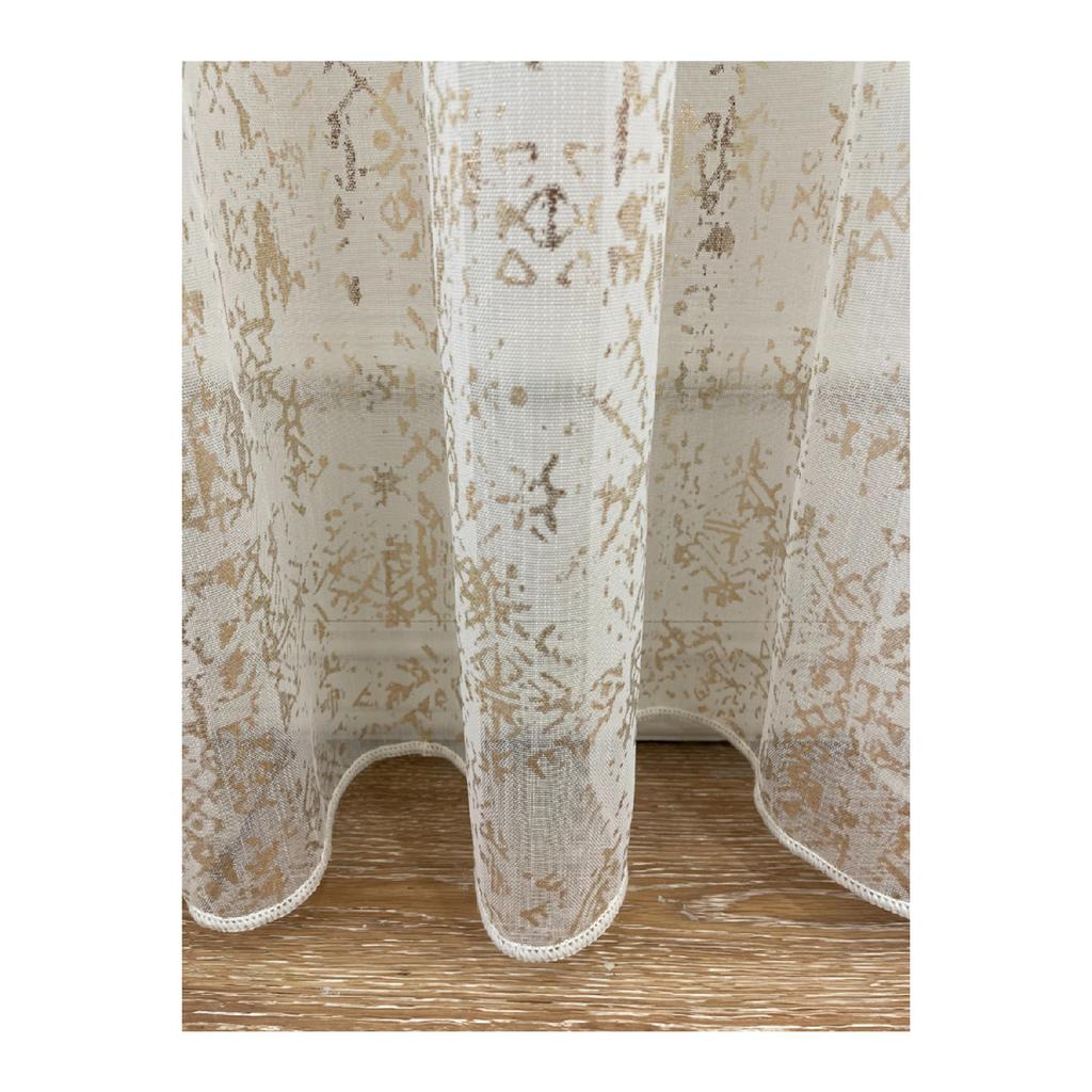 Modern Leafy 1/2.5 Battery - Занавес из тюля сусального золота