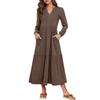 Women's Fashion Casual Long Sleeve Dresses
