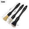 3PCS Car Detailing Brush Super Soft Auto Interior Detail Brush With Synthetic Bristles Car Dash Duster Brush Accessories