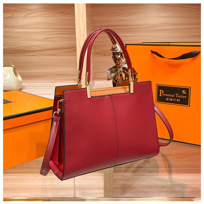 W. D. Свадебная сумка POLO с красной рябью, сумка для невесты, сумка для матери, новинка 2023 года, сумка большой вместимости с тиснением