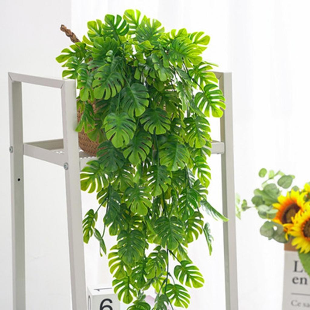 Artificial Hanging Vine Wall Hanging Green Plant Plastic Uv-resistent
