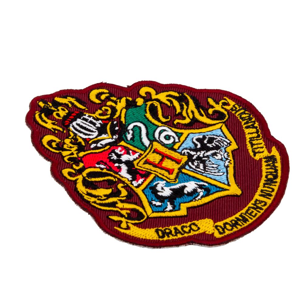 HARRY POTTER Hogwarts Crest Iron On Patch