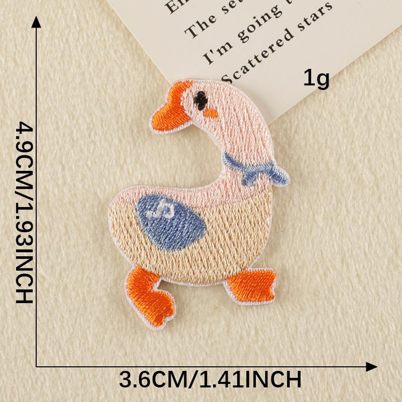 Embroidery Label Embroidery Sticker Patch Sticker Original Cartoon Animal Series Accessories Clothing Accessories Diy Cloth Sticker