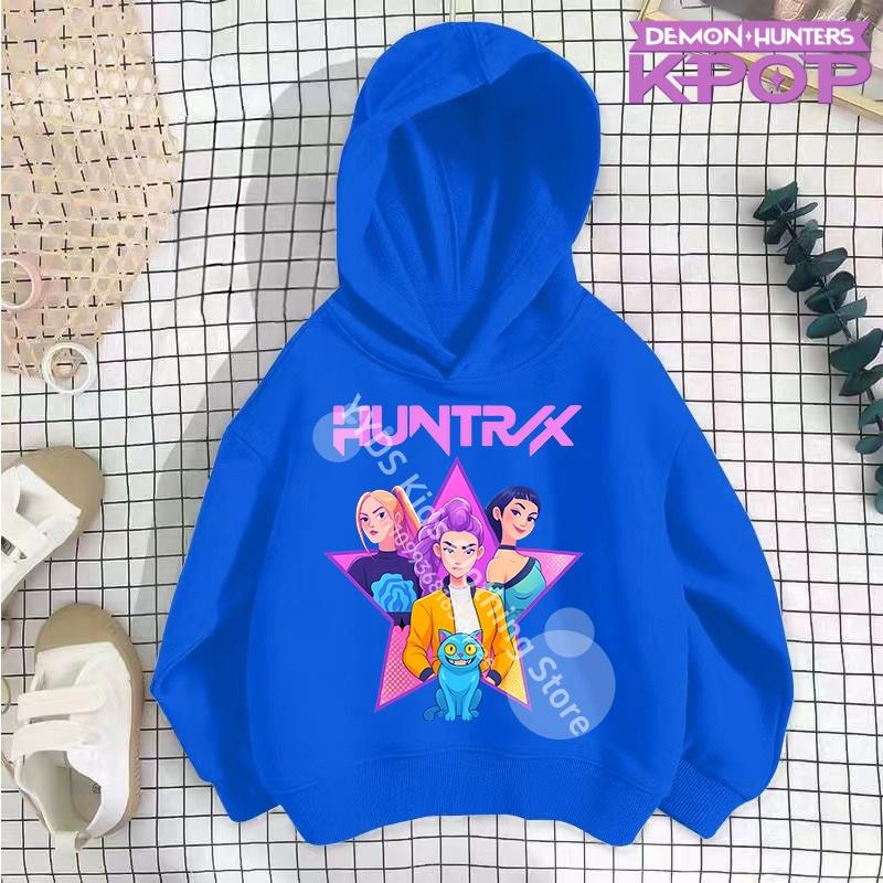 Худи Y2K K-Pop Demon Hunters для подростков, девочек и мальчиков, худи Rumi K-Pop Demon Hunters, осенняя повседневная одежда с длинным рукавом, детская одежда