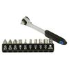 (SK11) Slim Ratchet Driver Set 52 Gears SRD-224
