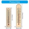 Wooden Temperature Gauge for Home and Office Large Display Accurate Measurement -40℃ to 50℃ Safe Kerosene Wall Mount Easy to Read