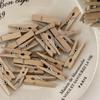Натуральные деревянные ретро зажимы для DIY | Выберите 2 стиля: Мини-клипсы для фото или заметок