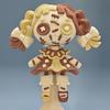 3D Printed Adams Horror Doll - Jointed Devil Girl with Double Ponytails