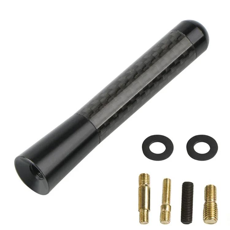 3,5 см/8 см/12 см универсальная автомобильная короткая радиоантенна из углеродного волокна черная автомобильная антенна на крышу радиоантенна FM/AM металлические приемные антенны