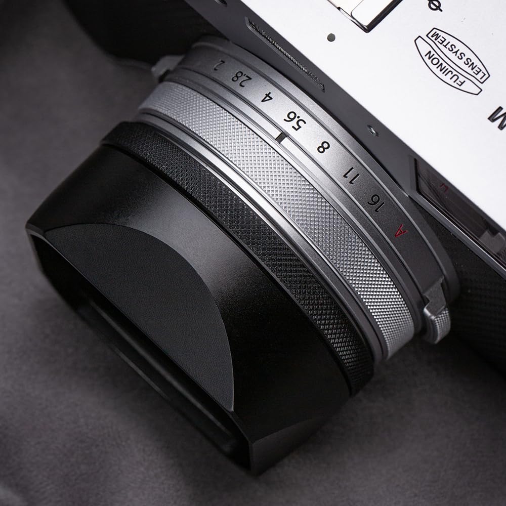 DBZZ Metal Lens Hood with Cap for Fujifilm Black X100VI,