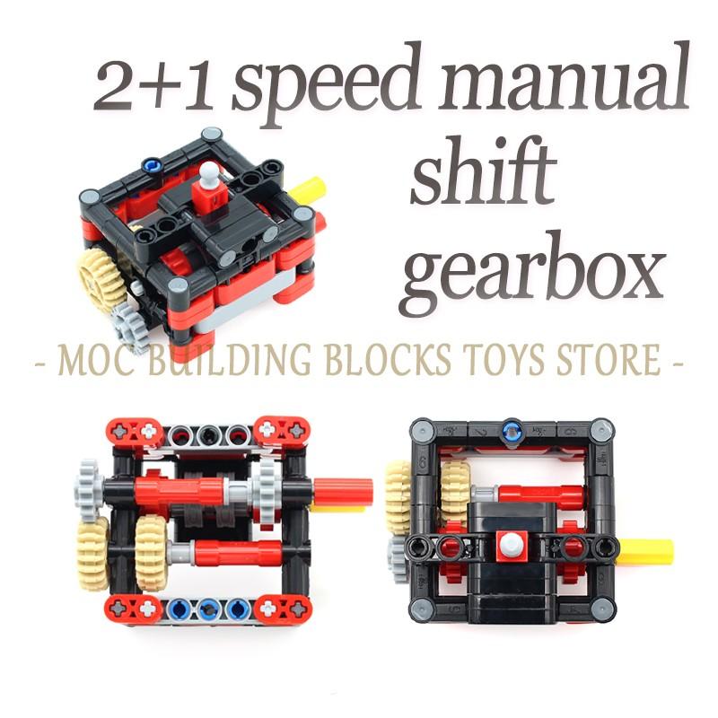 Высокотехнологичные MOC Кирпичи Скоростная Коробка Передач Система Подвески Строительные Блоки Автомобильная Трансмиссия Машинерия DIY Сборные Игрушки