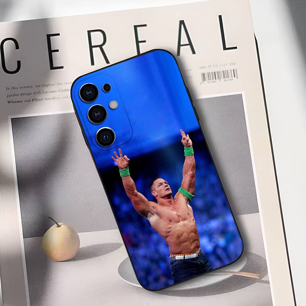 Чехол для телефона со звездой рестлинга J-John C-Cena для Samsung S25, S24, S21, S22, S23, S30, Ultra, S20, Plus, Fe, Lite, Мягкий черный чехол
