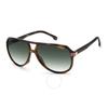 Carrera Green Shaded Pilot UniSex SunglaSSeS Carrera 1045 S 0086 9k 61