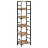 Bookshelf 5 Tiers 50 X 33 X 188.5 Cm Engineered Wood