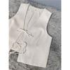 Export H Home Silm Slim Looking Summer New Arrival Outer Wear Inner Wear Minimalist White Shoelace Low-Cut Cool Top Vest