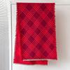Color Matching Plaid Scarf Women's Imitation Cashmere Short Beard Circumference Students British Plaid High-end Fashion Casual Warmth