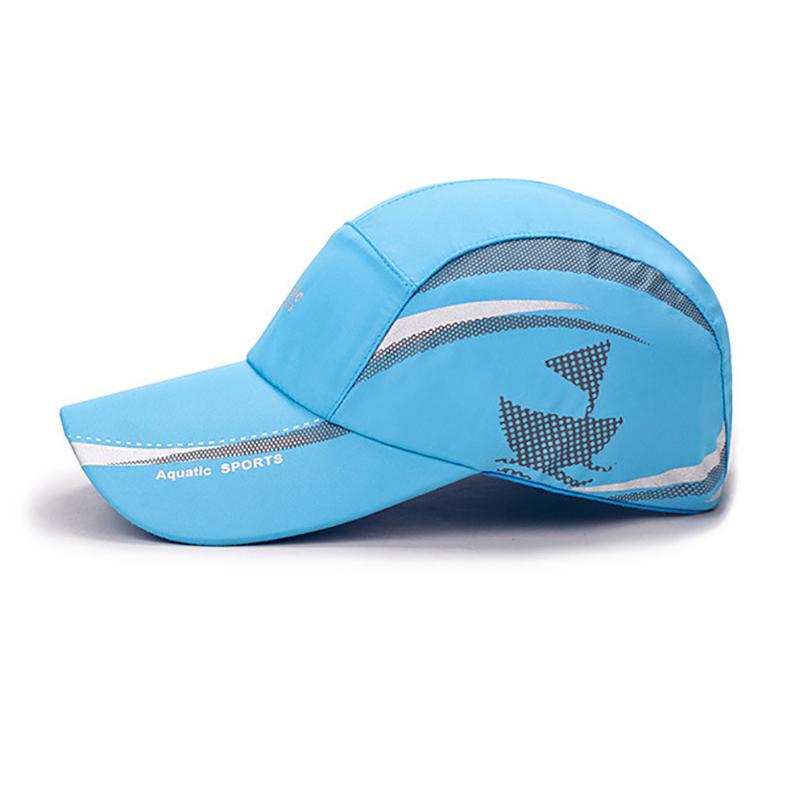 Водонепроницаемая солнцезащитная спортивная мужская бейсболка с длинным козырьком и регулирующим ремешком