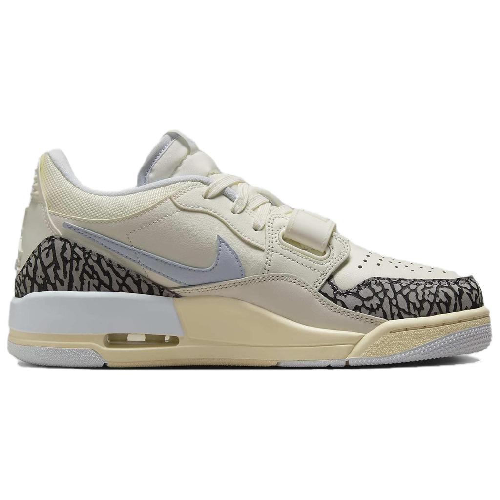 Jordan Legacy 312 Low Sail Cement Grey Black Football Grey Женские FQ7827-101
