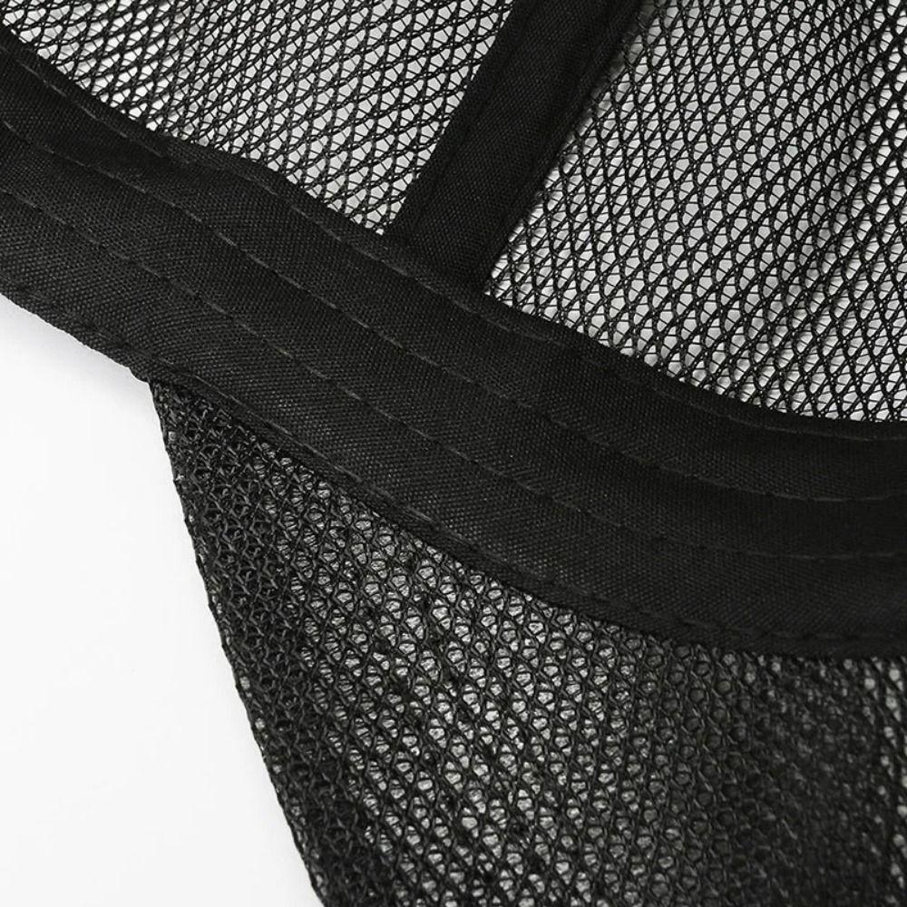 Breathable Snapback Hat Adjustable Sports Mesh Caps Trucker Cap Letter Mesh Baseball Cap  Summer