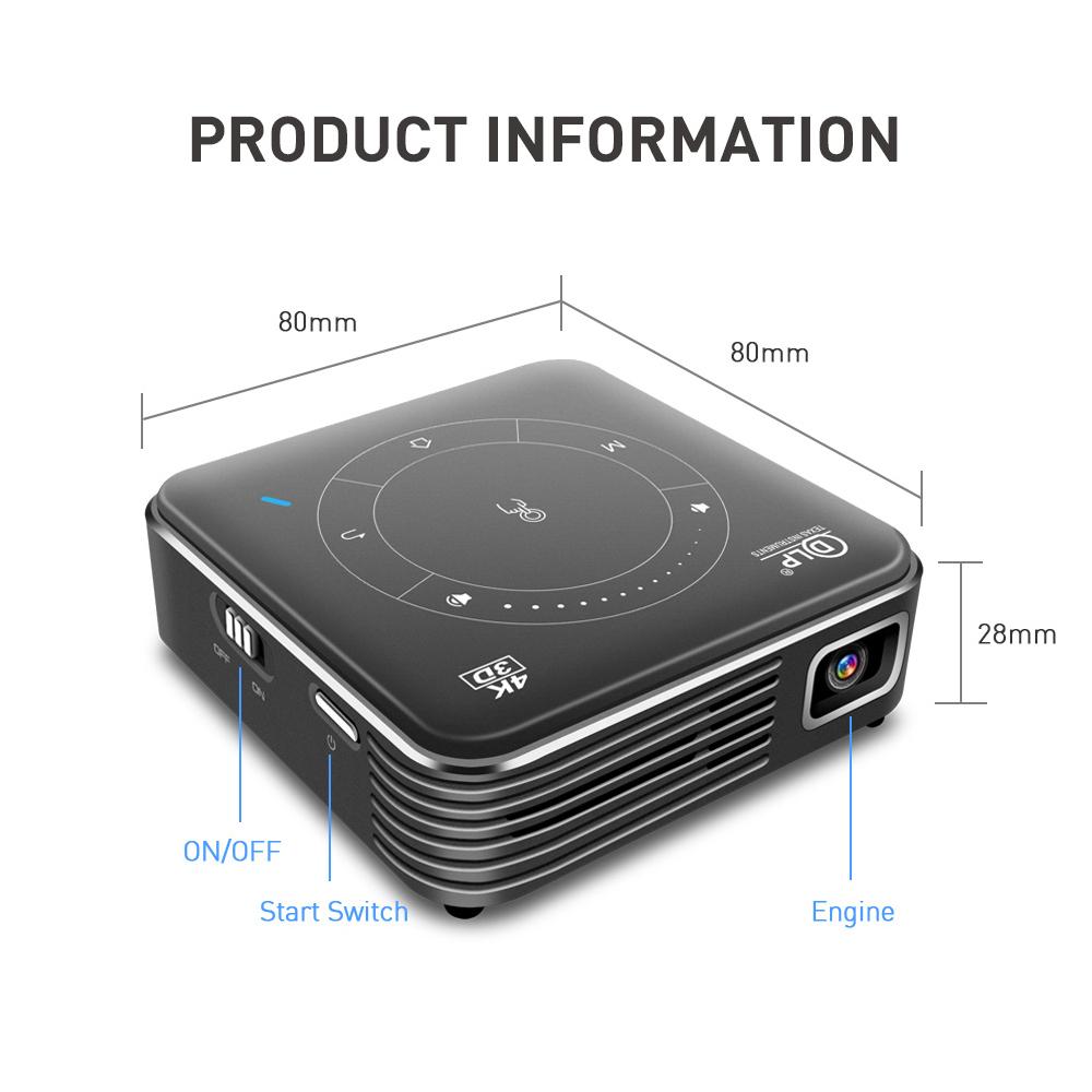 Vivicine P11 Новейший смарт-карманный мобильный 3D-мини-проектор