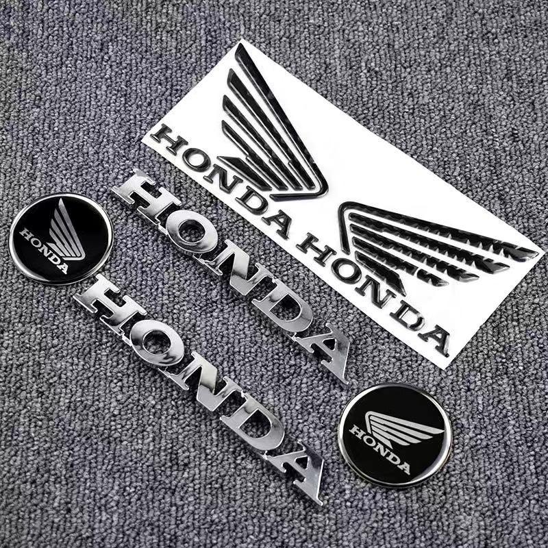 Honda Набор для модификации мотоцикла Логотип 3D наклейка HONDA Гальванизированная буквенная наклейка Водонепроницаемая наклейка Мотоаксессуары Cbr 600