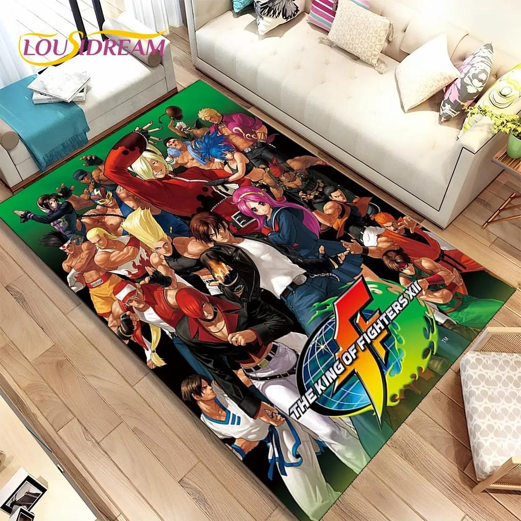 3D King of Fighters Ретро-игровой коврик для геймера, ковер для дома, гостиной, спальни, дивана, коврик для двери, детский нескользящий напольный коврик