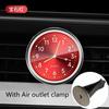 Car Clock Luminous Auto Ornament Mini Automobiles Internal Stick-On Digital Watch Mechanics Quartz Clocks