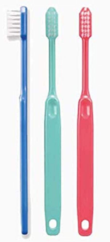 Ci Medical Compact Sparse Bristle Assorted Pack of 100 Toothbrush, Head, Type, (Ci22 (Medium))
