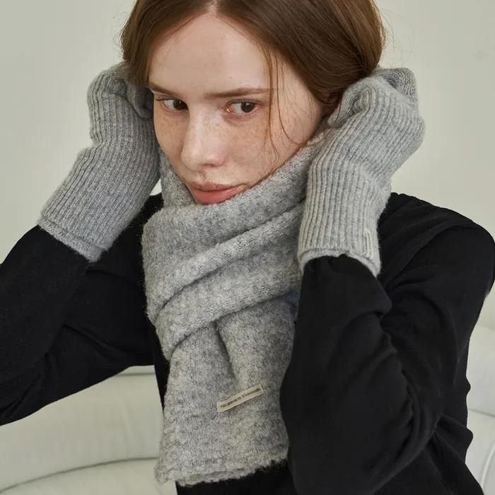 [Gift Wrapping] Boucle long muffler, Rowan_3 colors