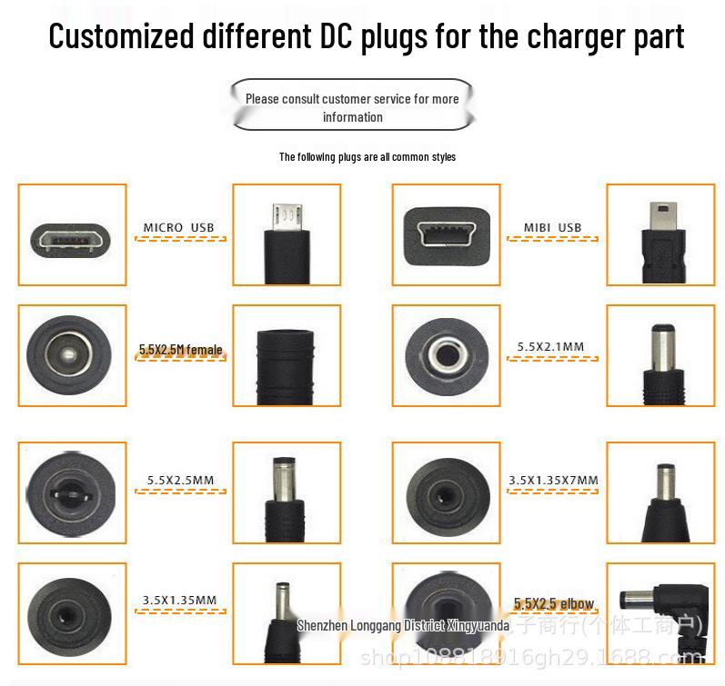 Адаптер питания 15 В 3 А с дисплеем и переключателем для динамика/сканера