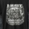 I Have Homosexual Tendencies Shirt, Cringe 90s Tee, Funny Skeleton, Bootleg T Shirt, Offensive shirt, wolf tee, funny werewolf, gift for him