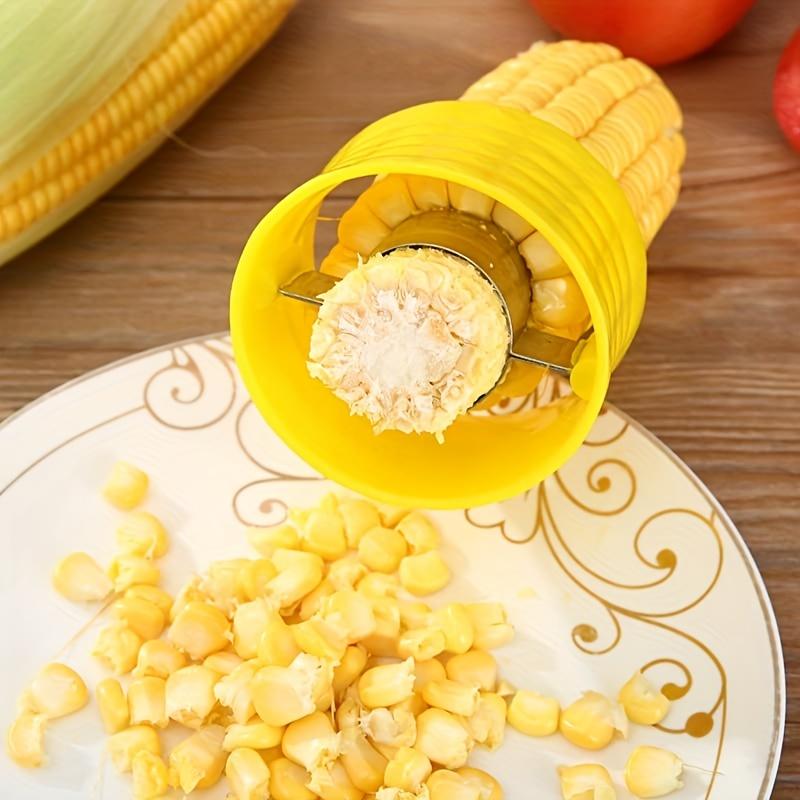 Corn Stripper Efficient Cob Remover and Thresher Fruit Vegetable Tools for Cooking and Kitchen
