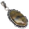 Подвеска Newlite Jasper Gemstone Подарок для нее Серебряные украшения 2,5"