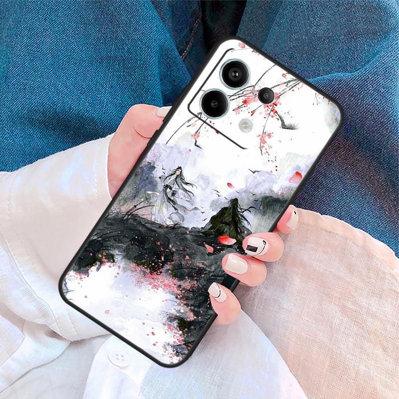 Чехол для Xiaomi Redmi Note 13 14 Pro 12 11 9 10 9S 10S 11S 12S Redmi 14C 10C 12C 13C с аниме-артом Mo Dao Zu Shi