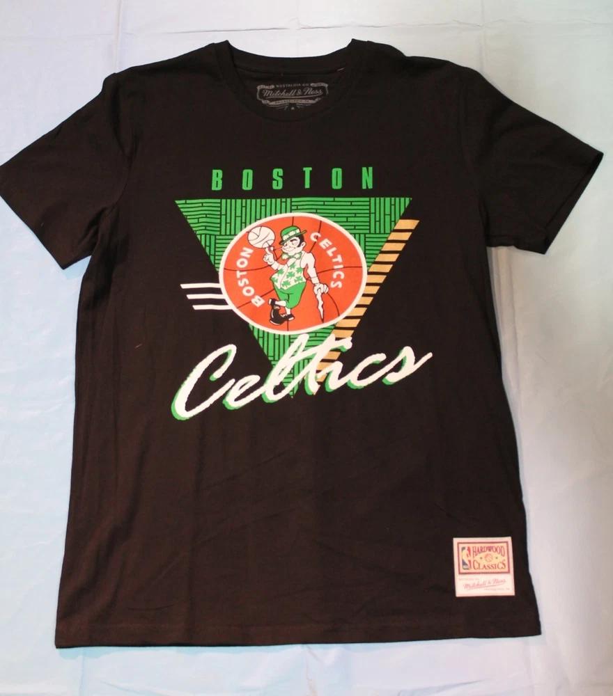 Mitchell And Ness Boston Celtics Nba Final Seconds Tshirt Black New