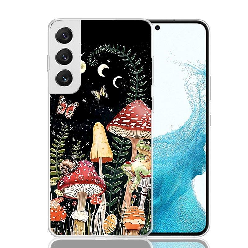 Красочный гриб для Samsung Galaxy S25 S24 S23 S22 Ultra Чехол для телефона S21 Plus S20 FE S10 + S25Edge Fundas Обложка Coque S25 S24 S