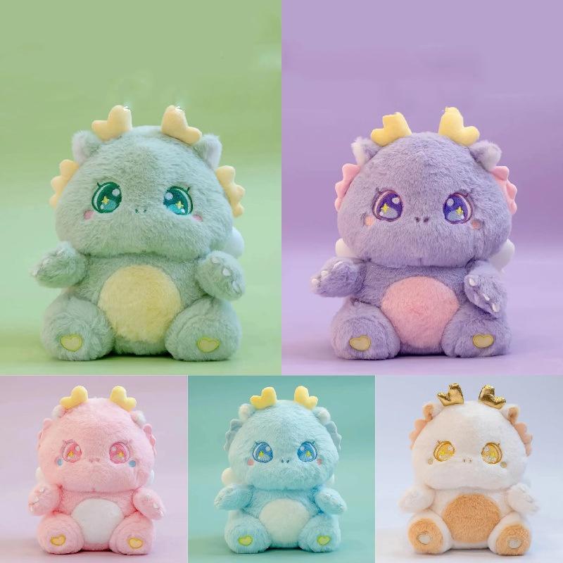 Cute Cartoon Dragon Plush Toy For Girls Lovely Birthday Gift For Zodiac Dragon Year Stuffed Animal Dragon Doll Characters)