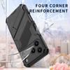 Ударопрочный Чехол-Подставка Броня Для iPhone 17 Pro Max Чехол iPhone 16 15 14 13 Pro Max Гибридный TPU+PC Скрытый Держатель для Телефона Чехол