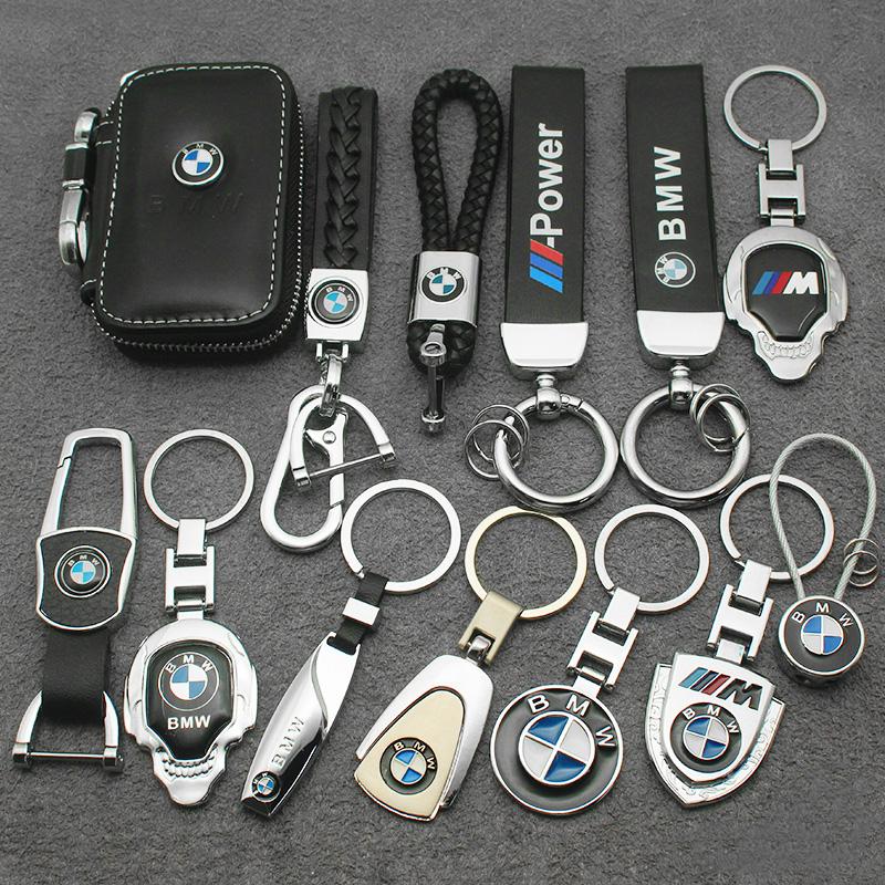 3D Металлический Кожаный Значок Брелок для Ключей Брелок Брелоки сумка Для BMW X1 X3 X5 X6 X7 F20 F22 F23 F85 F86 E90 E91 F32 F33 F34 F36