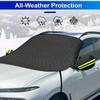 Для грузовиков Зимняя защита от замерзания Для автомобилей Защитный чехол для лобового стекла автомобиля Ветрозащитный чехол от замерзания с магнитом