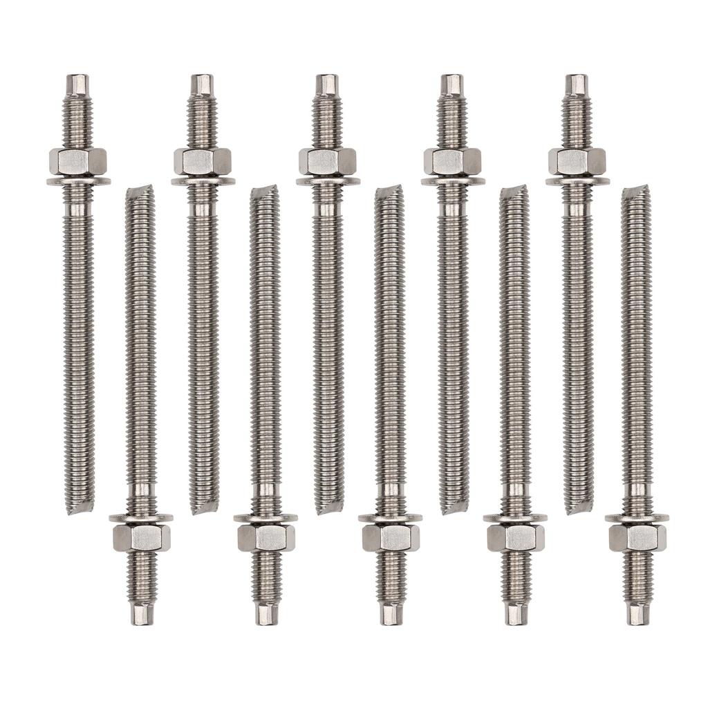 IsolBau Threaded Rod Steel A4 Anchor 10 x M10 x 130