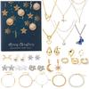Christmas Beauty Jewelry Advent Calendar 2025, 24-Day Countdown with Stunning Necklaces, Earrings Perfect  Gift for Girlfriend, Wife, or Mom